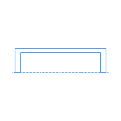 Furniture Coffee Tables Invisible Table Side Outline Icon Svg Set, Free Vectors File